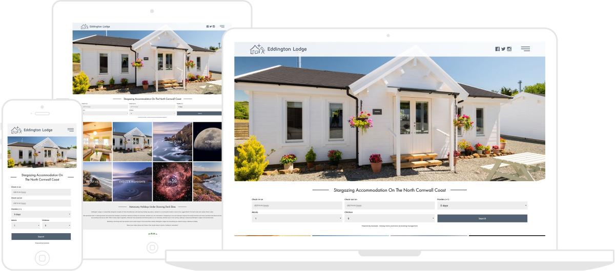 Eddington Lodge Website by Chris Davies Web Design