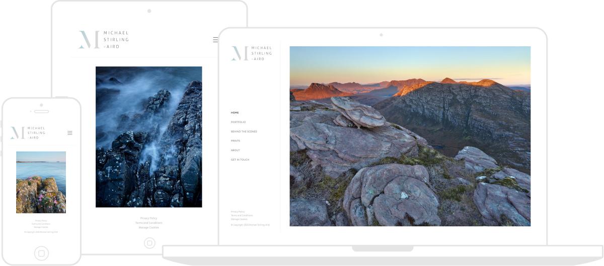 Michael Stirling-Aird Website by Chris Davies Web Design
