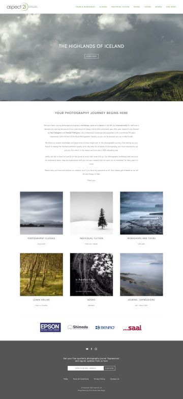 Website design project for Aspect2i Website design project for Aspect2i