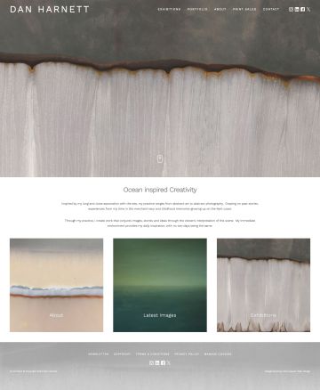 Website design project for Dan Harnett Website design project for Dan Harnett