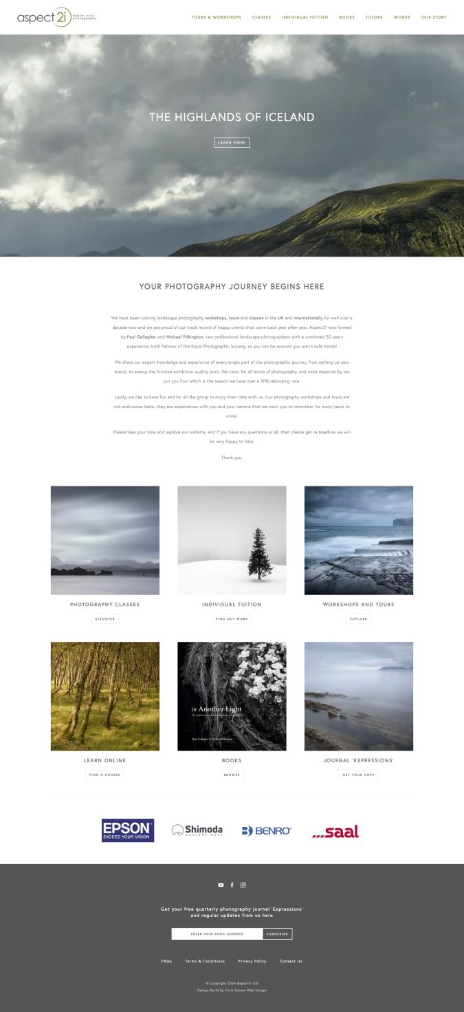 Website design project for Aspect2i Website design project for Aspect2i